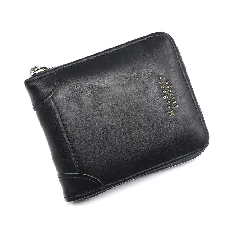 Menbense Stylish Large Capacity Retro Zip Wallet for Men