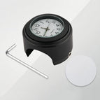 Clock Black Shell White Background / TBD0602264201C