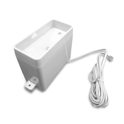 Misol Rain Gauge for Garden and Outdoor Weather Tracking white plastic sensor with cable for accurate outdoor rainfall measurement
