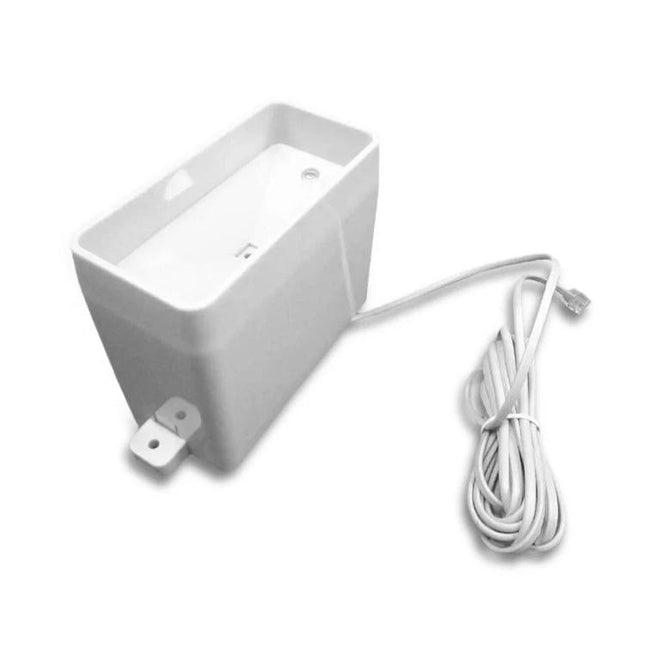 Misol Rain Gauge for Garden and Outdoor Weather Tracking white plastic sensor with cable for accurate outdoor rainfall measurement