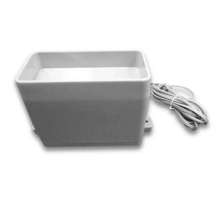Misol Rain Gauge for Garden and Outdoor Weather Tracking white plastic collector with cable for accurate outdoor precipitation monitoring