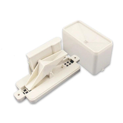 Misol Rain Gauge for Garden and Outdoor Weather Tracking – white outdoor plastic rain collector for gardeners and weather hobbyists