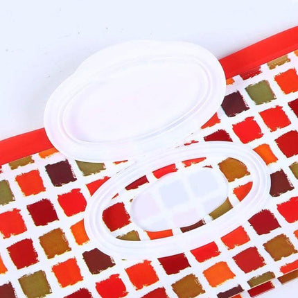 Baby EVA Wet Wipes Bag Portable For Travel Diaper Bag white EVA pouch with flip lid and handle, slim travel wet wipes holder