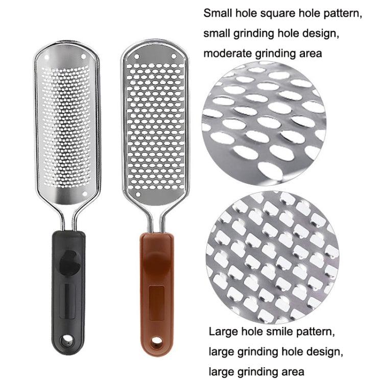 Stainless Steel Foot Exfoliator and Grinding Tool with Comfortable Handle