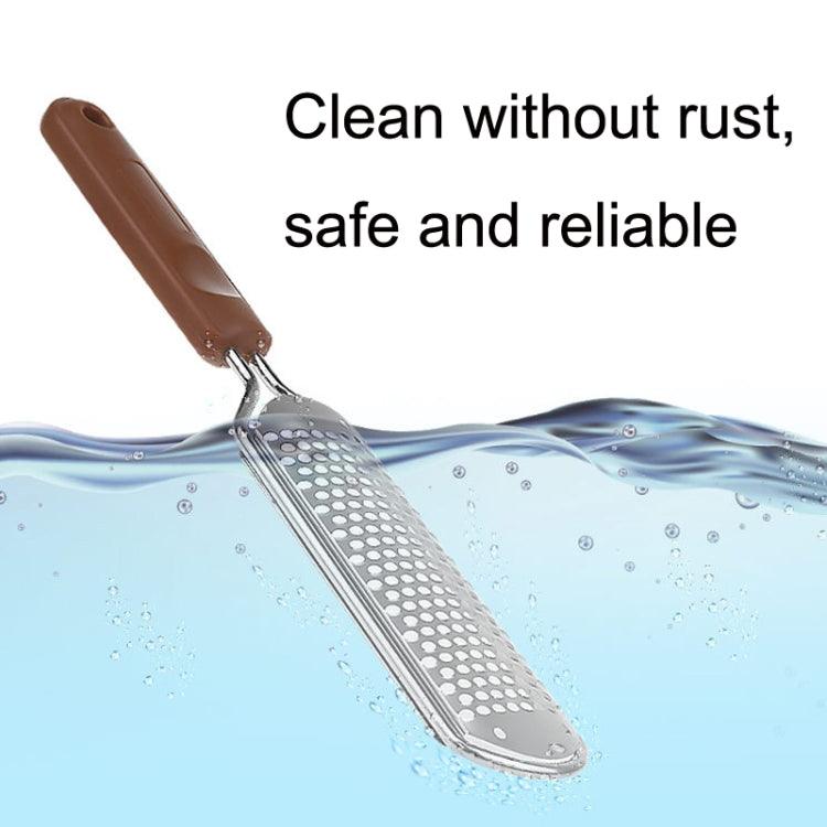 Stainless Steel Foot Exfoliator and Grinding Tool with Comfortable Handle