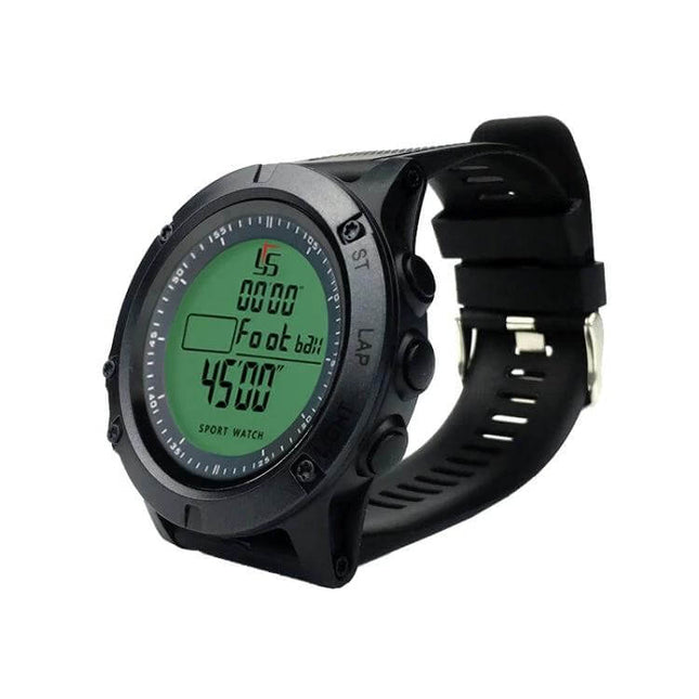 YS Luminous Football Referee Stopwatch for Games and Training - black luminous referee stopwatch with large easy-read display