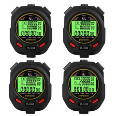 Luminous 3-Row Stopwatch Timer with Durable Design for Training and Referee Use