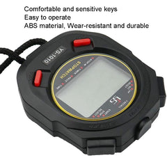 Luminous 3-Row Stopwatch Timer with Durable Design for Training and Referee Use