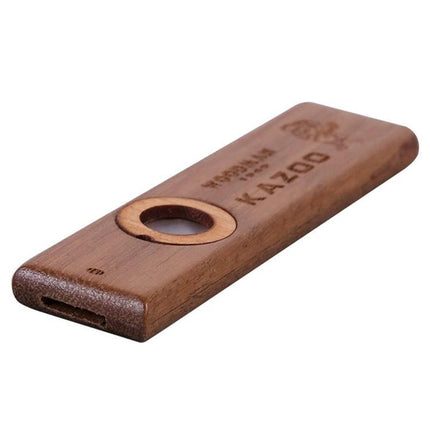 Portable Wooden Kazoo for Travel and Daily Entertainment - compact natural wood kazoo for pocket-sized music