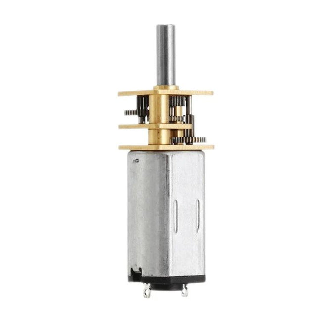 Micro Gear Motor for Robotics, Cameras, and Small Equipment - DC 12V compact gearhead for precise robot movement and camera angle control