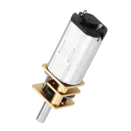 Micro Gear Motor for Robotics, Cameras, and Small Equipment — DC 12V compact brushed geared motor for robotics and camera angle adjustment