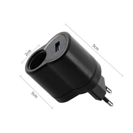 Universal Cigarette Lighter Car Power Converter for Home Use
