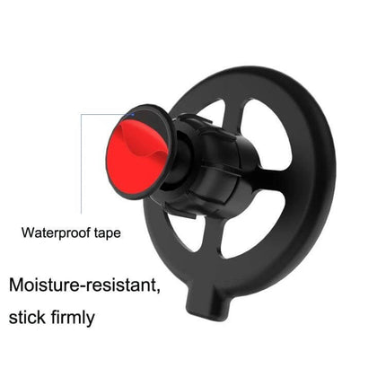 Car MagSafe Wireless Charging Stand 360 Degree Rotation - waterproof tape adhesive mount for moisture-resistant, stick firmly, 360° adjustable car phone holder