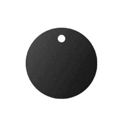 Magnetic Sheets for Car Phone Holders, 30 Pack - round black adhesive magnetic sheet with small top hole for car phone mount compatibility