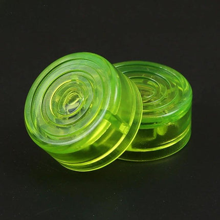Protective Caps for Guitar Pedals in Everyday Musician Use — translucent green ABS protective caps for pedal knobs, guards against scratches and minor impacts