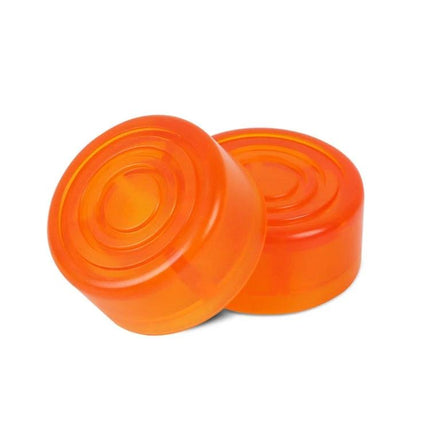Protective Caps for Guitar Pedals in Everyday Musician Use — orange ABS caps protect pedals from impacts and scratches during rehearsals and transport