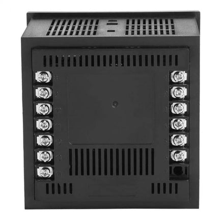 SINOTIMER PID Temperature Controller for Heating and Refrigeration black panel rear view showing terminal screw connectors for heating and cooling systems