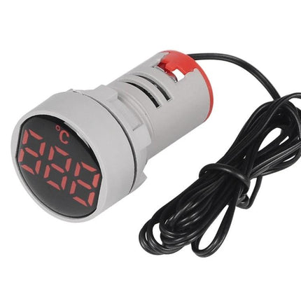 Sinotimer Compact Temperature Indicator for Daily Monitoring digital probe thermometer showing red LED °C display for refrigerators and workshops