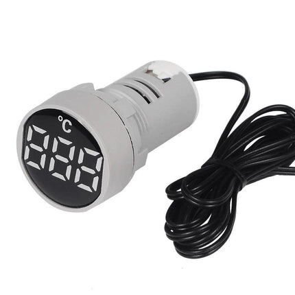 Sinotimer Compact Temperature Indicator for Daily Monitoring small digital temperature gauge with probe for refrigerators and workshops