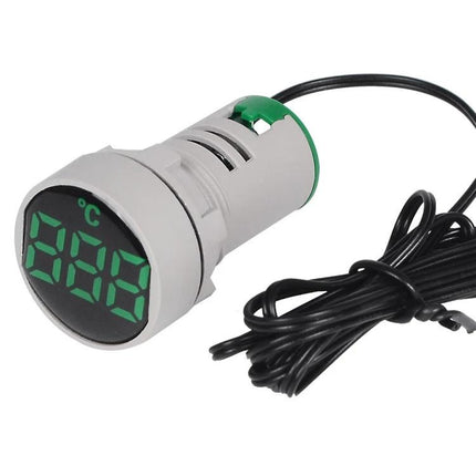 Sinotimer Compact Temperature Indicator for Daily Monitoring digital probe thermometer with green LED display for fridge and workshop
