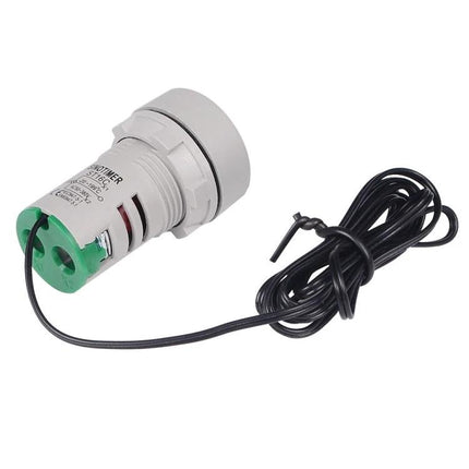 Sinotimer Compact Temperature Indicator for Daily Monitoring - compact panel mount temp sensor with probe and cable for refrigerators, machinery, workshops