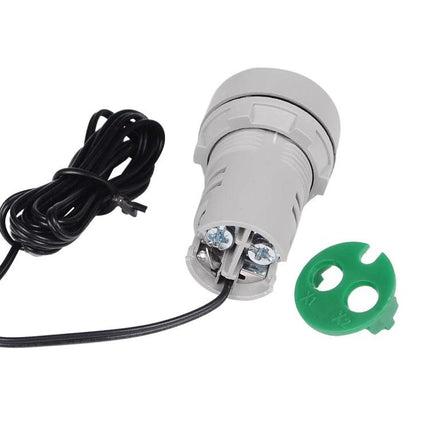 Sinotimer Compact Temperature Indicator for Daily Monitoring gray probe sensor with cable and mounting ring for refrigerator and workshop use