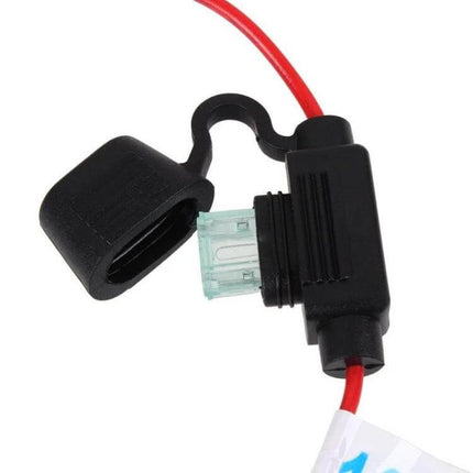 Car DAB AM FM Radio Antenna for Vehicle Signal Reception compact inline fuse holder with red wire and waterproof cap