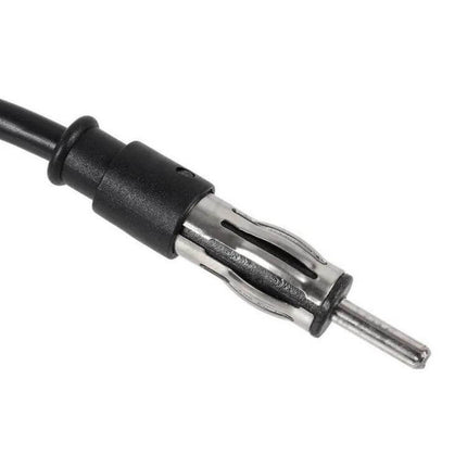 Car DAB AM FM Radio Antenna for Vehicle Signal Reception - copper vehicle radio antenna plug close-up