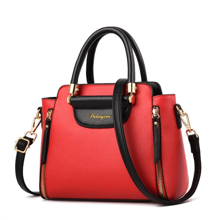 TFZ 572 PU Material Contrast Color Ladies Handbag Design