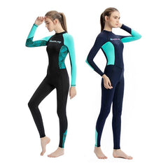 Traje de neopreno impermeable de secado rápido de licra para mujer: protección solar de cuerpo completo y ajuste cómodo