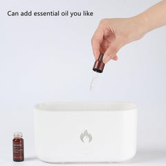 Flame Simulation Aroma Diffuser and Humidifier with Atmosphere Light