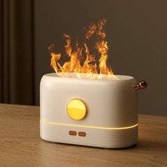 Flame Simulation Aroma Diffuser and Humidifier with Atmosphere Light