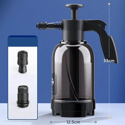 Handheld Foam Sprayer for Car Washing and Home Cleaning - 33cm pump sprayer with dense foam nozzle for cars, garden and home cleaning (12.5cm base)