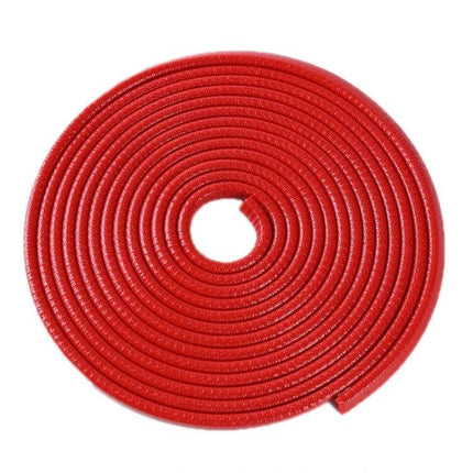 U-Shaped 5 Meter Car Rubber Seal for Bumper Protection - red U-shaped rubber strip roll for bumper and door edge protection