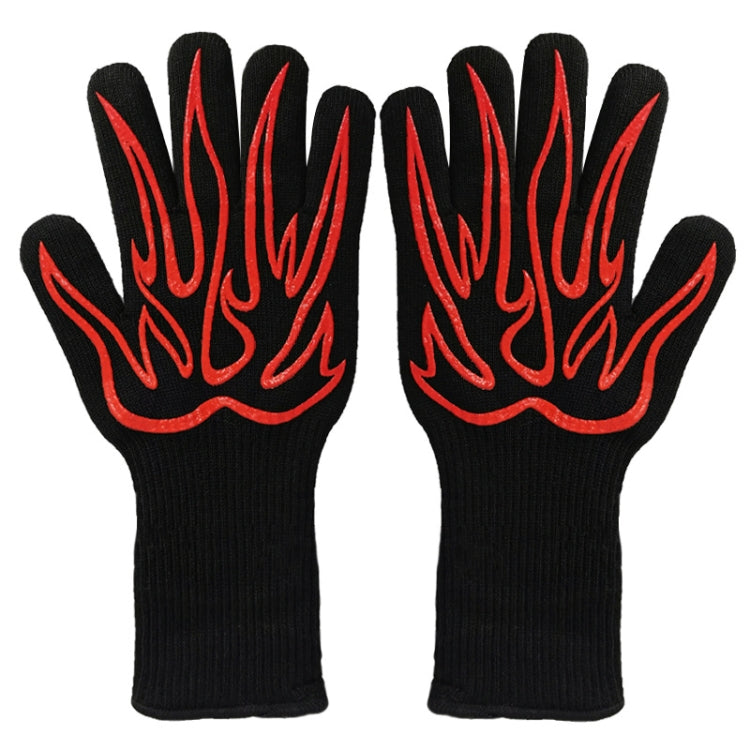 1 Pair High Temperature Resistant Silicone BBQ Gloves  Anti-Scalding Gloves, BBQ Red, BBQ Black, BBQ Blue, Big Flame Red, Big  Flame Black, Big Flame Blue, Flame Dots Red, Flame Dots  Black, Flame Dots  Blue, BBQ Flame Red, BBQ Flame Black