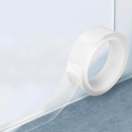 Window Gap Tape 3 Pack Transparent 2cm Wide For Windows And Doors - clear nano PET sealing strip for window and door gaps