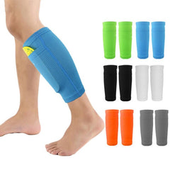 Breathable Calf Guard Socks with Sweat-Absorbing Insert for Football Protection