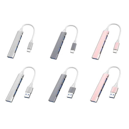 Compact 4-in-1 USB-C Docking Station for Multiple Device Connections | Syndmart