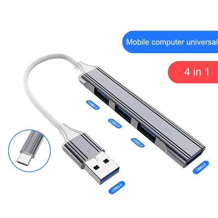 Compact 4-in-1 USB-C Docking Station for Multiple Device Connections | Syndmart