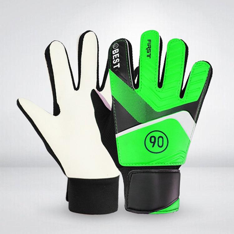 Guantes de portero de fútbol juvenil con protección anticolisión de látex