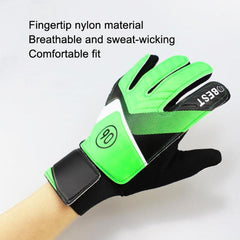 Youth Soccer Goalkeeper Gloves with Latex Anti-Collision Protection