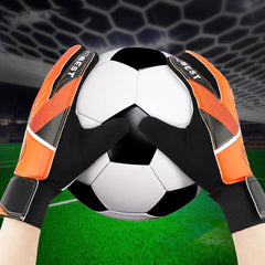 Youth Soccer Goalkeeper Gloves with Latex Anti-Collision Protection