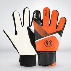 Youth Soccer Goalkeeper Gloves with Latex Anti-Collision Protection