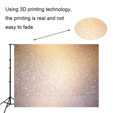 Spot Halo Photography Backdrop with 2.1m by 1.5m Size - gold glitter bokeh photo cloth vinyl background for portraits and product shoots