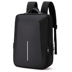 Anti-Theft Hard Shell Laptop Backpack with Alloy Frame for Men