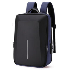 Anti-Theft Hard Shell Laptop Backpack with Alloy Frame for Men