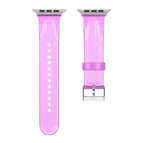For Apple Watch Series 38mm/40mm/41mm / Transparent  Pink Purple