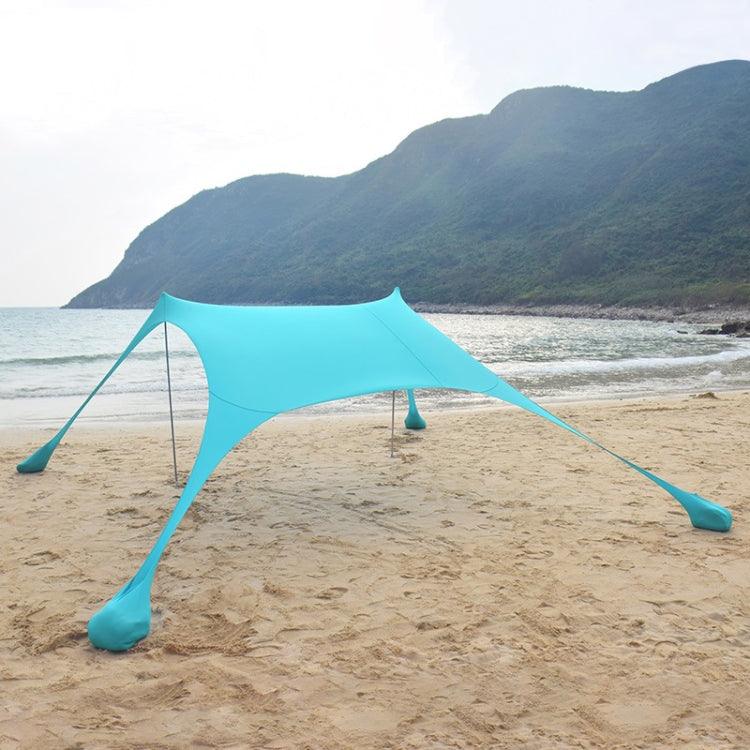 Tienda de campaña portátil de licra para actividades al aire libre en la playa, campamentos y pesca