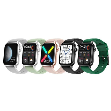 Compact Watch for Everyday Health and Activity Tracking in multiple colors showing heart rate, sleep and sports modes