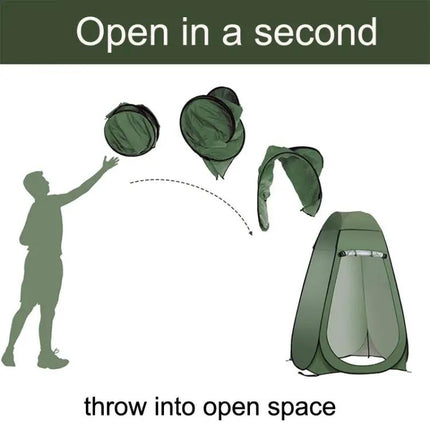 Outdoor Camping Privacy Tent For Toilet And Shower Single Person